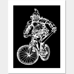 SEEMBO Gladiator Cycling Bicycle Bicycling Biker Biking Bike Posters and Art